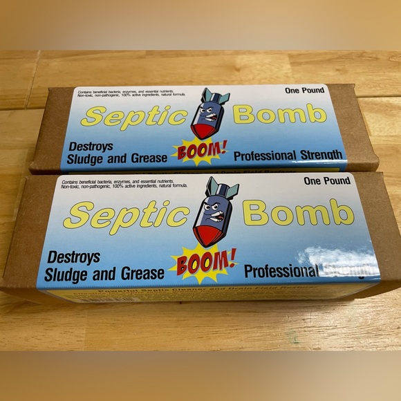 Other 2 Brand New Septic Bombs Cleans Septic Tanks Leach Fields